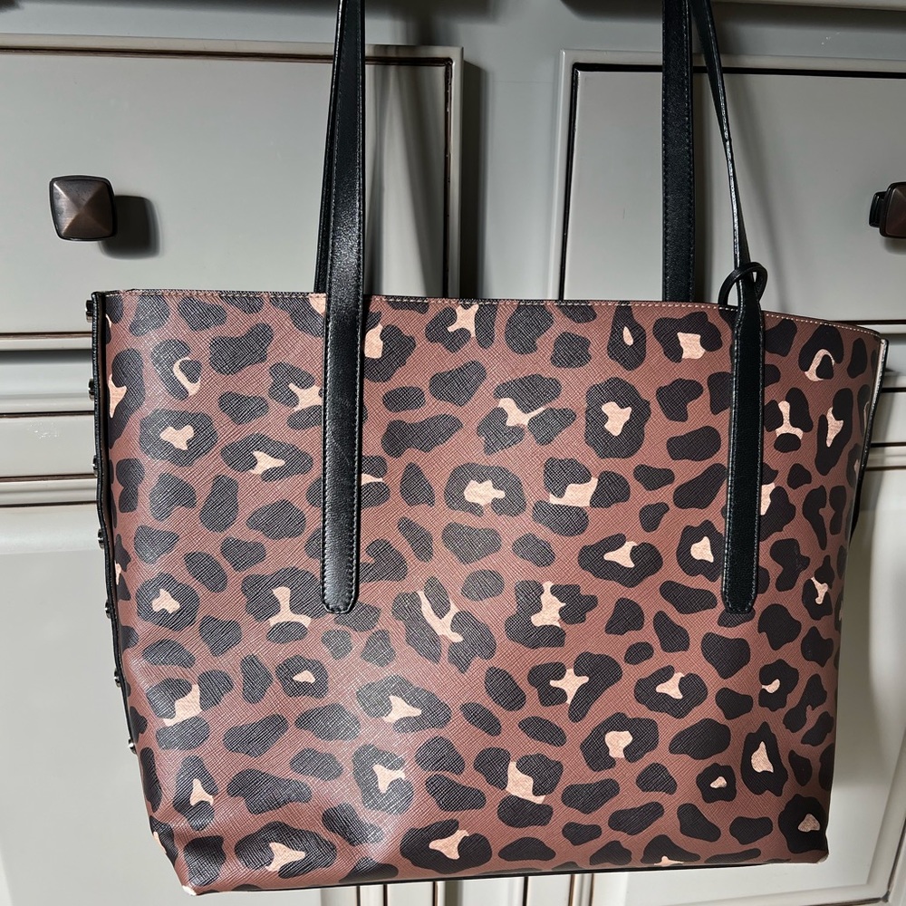Jimmy Choo East west animal print tote bag